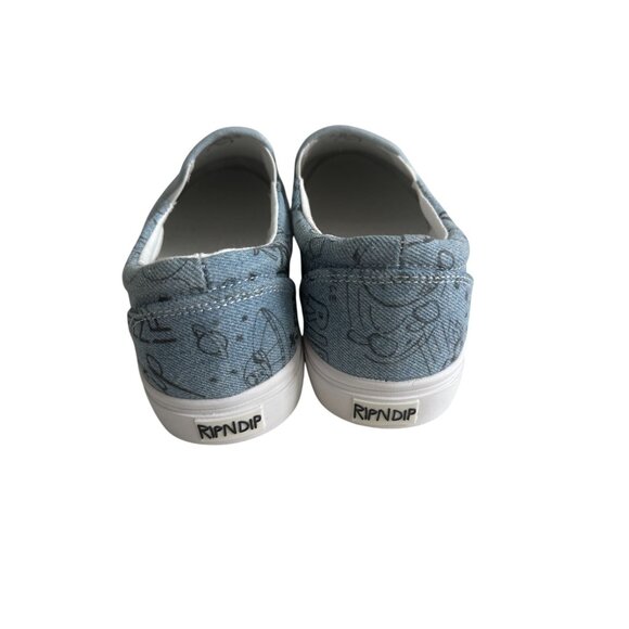 RIP N DIP Men's Slip On Marker Denim Sneakers Size 10 NEW NWOB - Picture 9 of 9
